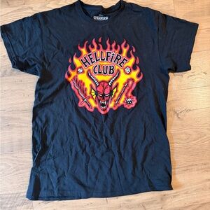Hellfire Club Black Graphic Tee